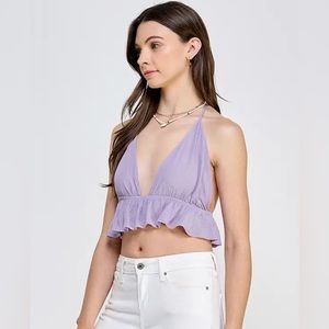 Cute frilly crop top